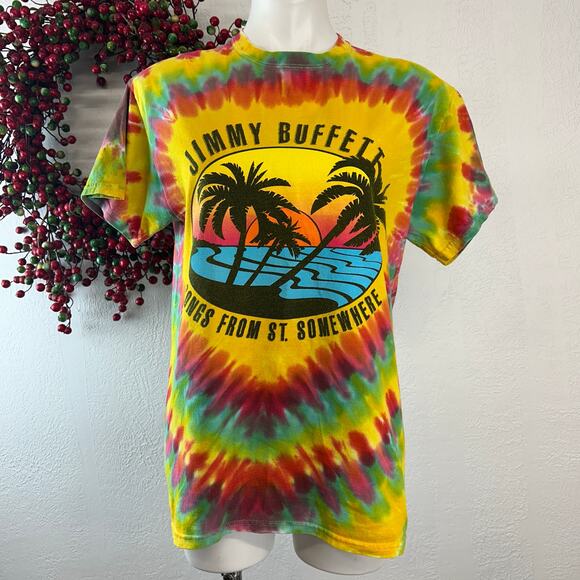 Tie-dye t-shirt from Jimmy Buffett's 2013 “Songs from St.
Somewhere" tour Size M - Picture 2 of 10